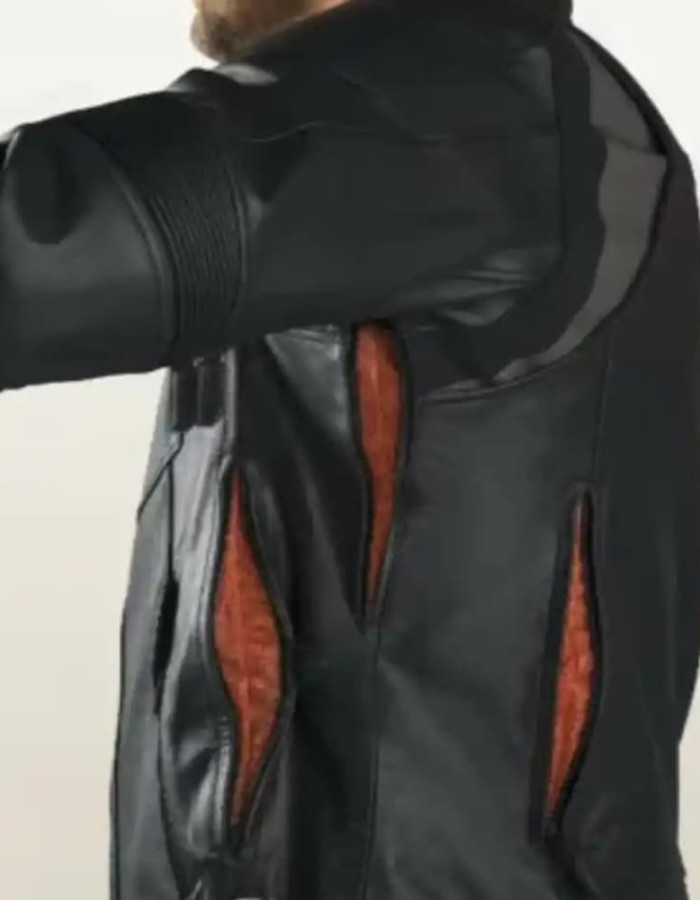 Harley Davidson Fxrg Black Leather Jacket
