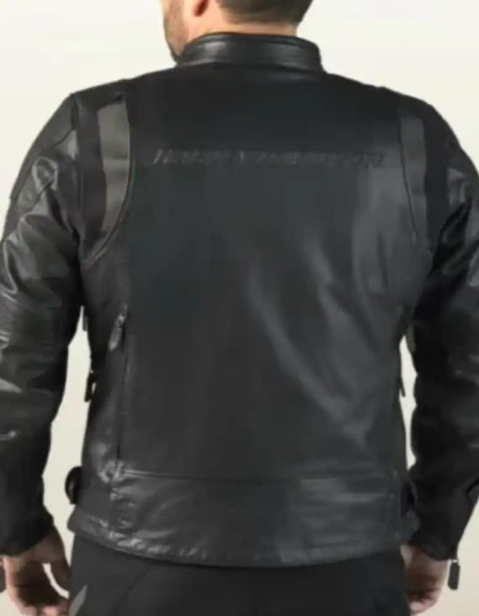 Harley Davidson Fxrg Black Leather Jacket