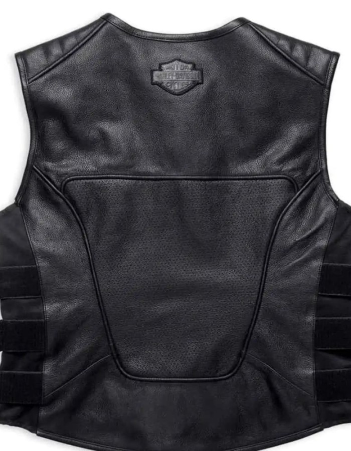 Harley Davidson Black Leather Vest Harley Davidson Black Leather Vest