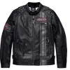 Harley Davidson Manta Black Leather Jacket