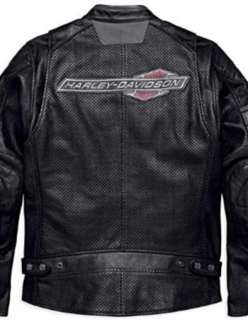 Harley Davidson Manta Black Leather Jacket