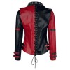 Harley Quinn Heartless Asylum Biker Leather Jacket Harley Quinn Heartless Asylum Biker Leather Jacket