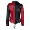 Harley Quinn Heartless Asylum Biker Leather Jacket