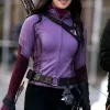 Hawkeye Kate Bishop Purple Leather Jacket