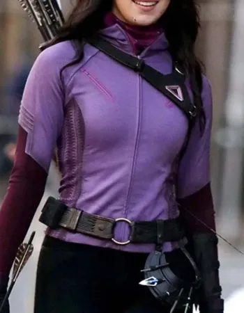 Hawkeye Kate Bishop Purple Leather Jacket
