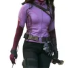 Hawkeye Kate Bishop Purple Leather Jacket