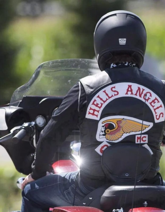 Men's Hells Angels California Biker Black Leather Vest Men's Hells Angels California Biker Black Leather Vest