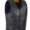 Men's Hells Angels California Biker Black Leather Vest Men's Hells Angels California Biker Black Leather Vest