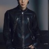 Jimin Black Biker Leather Jacket Jimin Black Biker Leather Jacket