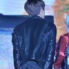 BTS Kim Taehyung Black Motorcycle Leather Jacket