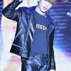 BTS Kim Taehyung Black Motorcycle Leather Jacket