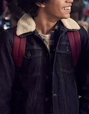 Lupin 2021 Etan Simon Denim Jacket