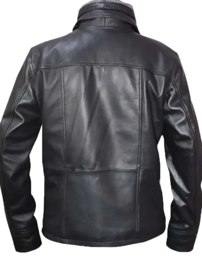 Men's Fur Black Leather Shearling Jacket Men's Fur Black Leather Shearling Jacket