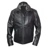 Men's Fur Black Leather Shearling Jacket Men's Fur Black Leather Shearling Jacket