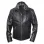 Men's Fur Black Leather Shearling Jacket