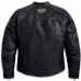 Men’s Harley Davidson Perforated Black Leather Jacket
