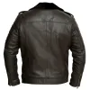 Mens Dark Brown Motorcycle Shearling Leather Jacket Mens Dark Brown Motorcycle Shearling Leather Jacket