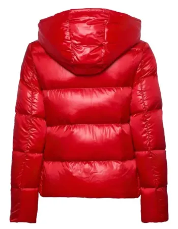 Mens Hooded Puffer Red Jacket Mens Hooded Puffer Red Jacket
