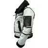 Mens RAF B3 Aviator Shearling Distressed White Leather Jacket