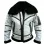 Mens RAF B3 Aviator Shearling Distressed White Leather Jacket