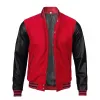 Men's Baseball Style Red Letterman Varsity Bomber Jacket Men's Baseball Style Red Letterman Varsity Bomber Jacket