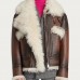 Mens Steve Harvey Shearling Jacket