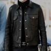 Min Yoongi Suga Black Leather Jacket Min Yoongi Suga Black Leather Jacket