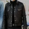 Min Yoongi Suga Black Leather Jacket Min Yoongi Suga Black Leather Jacket