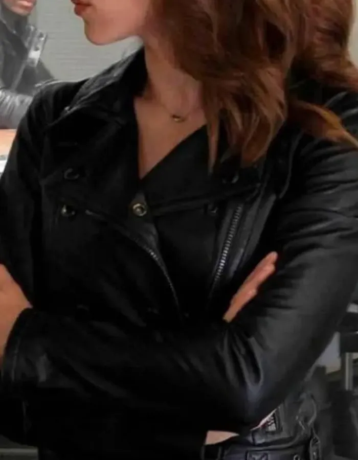 Natasha Romanoff Captain America Civil War Black Jacket