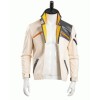 Phoenix Fiery Valorant White Leather Jacket