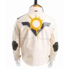 Phoenix Fiery Valorant White Leather Jacket
