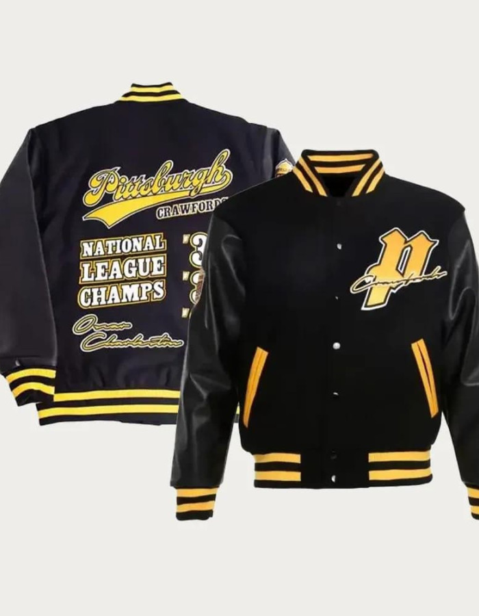 Pittsburgh Craws Varsity Bomber Jacket
