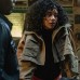 Power Book II Ghost S03 Effie Morales Brown Cropped Jacket