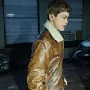 Ps5 Spiderman 2 Peter Parker Brown Leather Jacket Ps5 Spiderman 2 Peter Parker Brown Leather Jacket