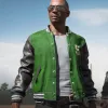 PUBG 5M Green Varsity Bomber Jacket PUBG 5M Green Varsity Bomber Jacket