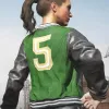 PUBG 5M Green Varsity Bomber Jacket PUBG 5M Green Varsity Bomber Jacket