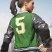 PUBG 5M Green Varsity Bomber Jacket