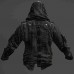 PUBG Black Hooded Leather Jacket