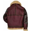 RAF Cockpit Aviator B-3 Shearling Bomber Leather Jacket