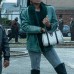 Raquel Thomas Power Book III Shearling Leather Jacket