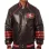 San Francisco 49ers Black Leather Varsity Bomber Jacket