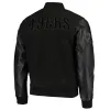 Sf San Francisco 49ers Black Bomber Jacket Sf San Francisco 49ers Black Bomber Jacket