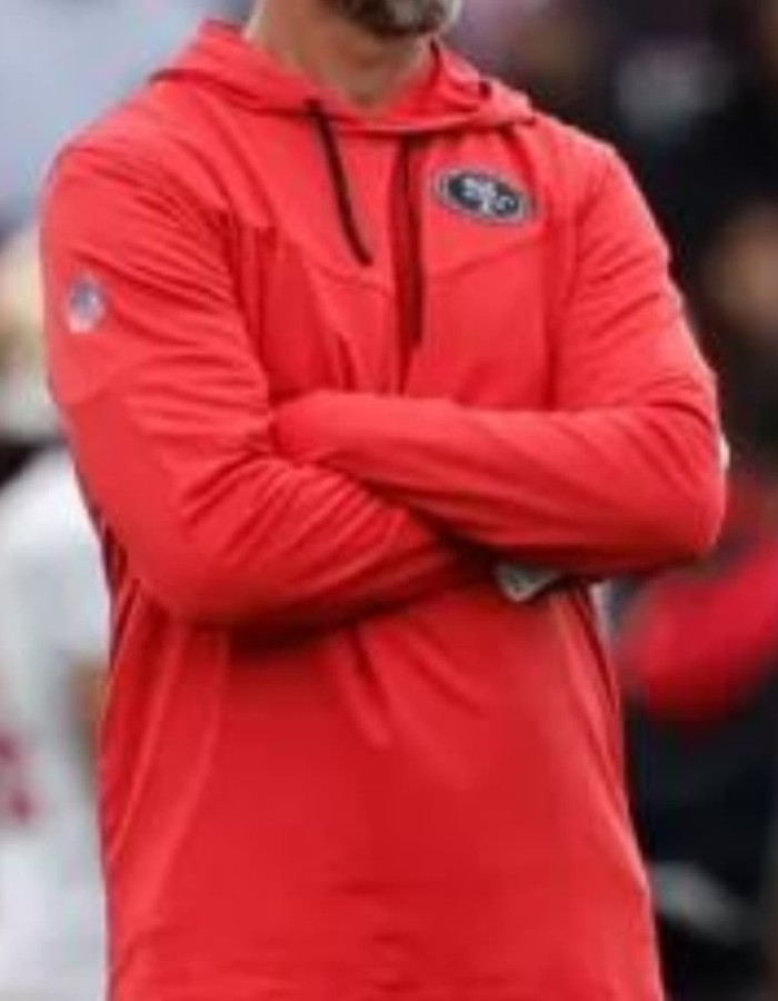 San Francisco 49ers Kyle Shanahan Red Hoodie