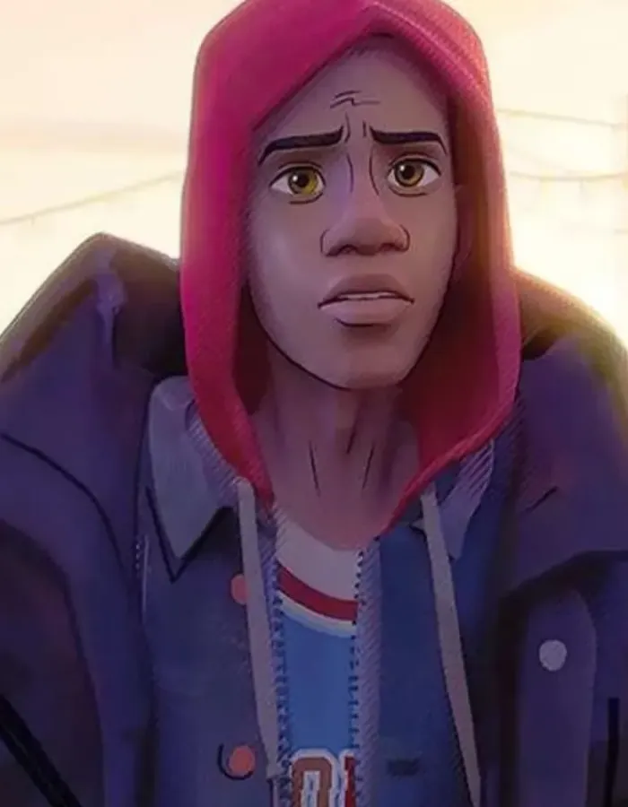 Miles Morales Spider-Man Across the Spider-Verse Black Puffer Jacket
