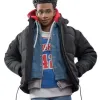 Miles Morales Spider-Man Across the Spider-Verse Black Puffer Jacket