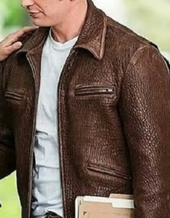 Steve Rogers Captain America Brown Leather Jacket Steve Rogers Captain America Brown Leather Jacket