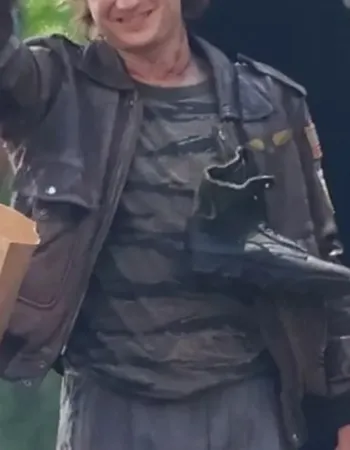 Stranger Things SO4 Steve Harrington Brown Leather Jacket