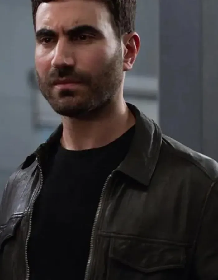 Ted Lasso Brett Goldstein (Roy Kent) Brown Leather Jacket Ted Lasso Brett Goldstein (Roy Kent) Brown Leather Jacket