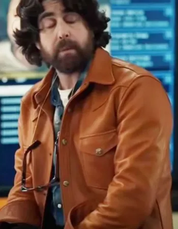 The Equalizer Harry Keshegian Brown Leather Jacket