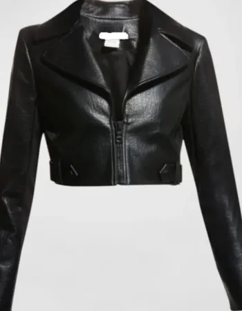 The Equalizer Liza Lapira Black Leather Jacket The Equalizer Liza Lapira Black Leather Jacket